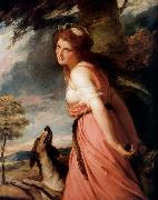 George Romney Lady Hamilton as a Bacchante. painting